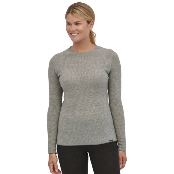 Patagonia Women's Capilene Air Crew Base Layer Top Gray Size XS - Picture 1 of 5